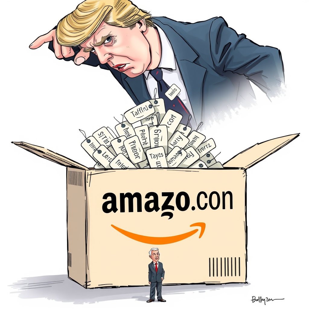 Bezos Slammed as Amazon Caves on Tariffs