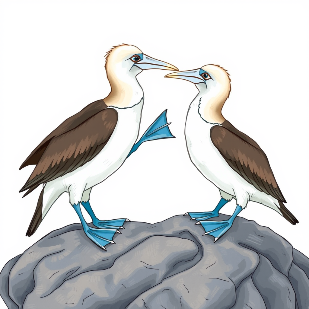 Galápagos Boobies Display Vibrant, Unusual Courtship Rituals