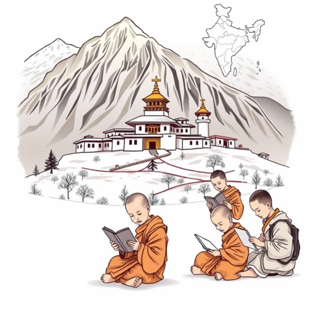 India's Monasteries Get New Curriculum, Eyes China