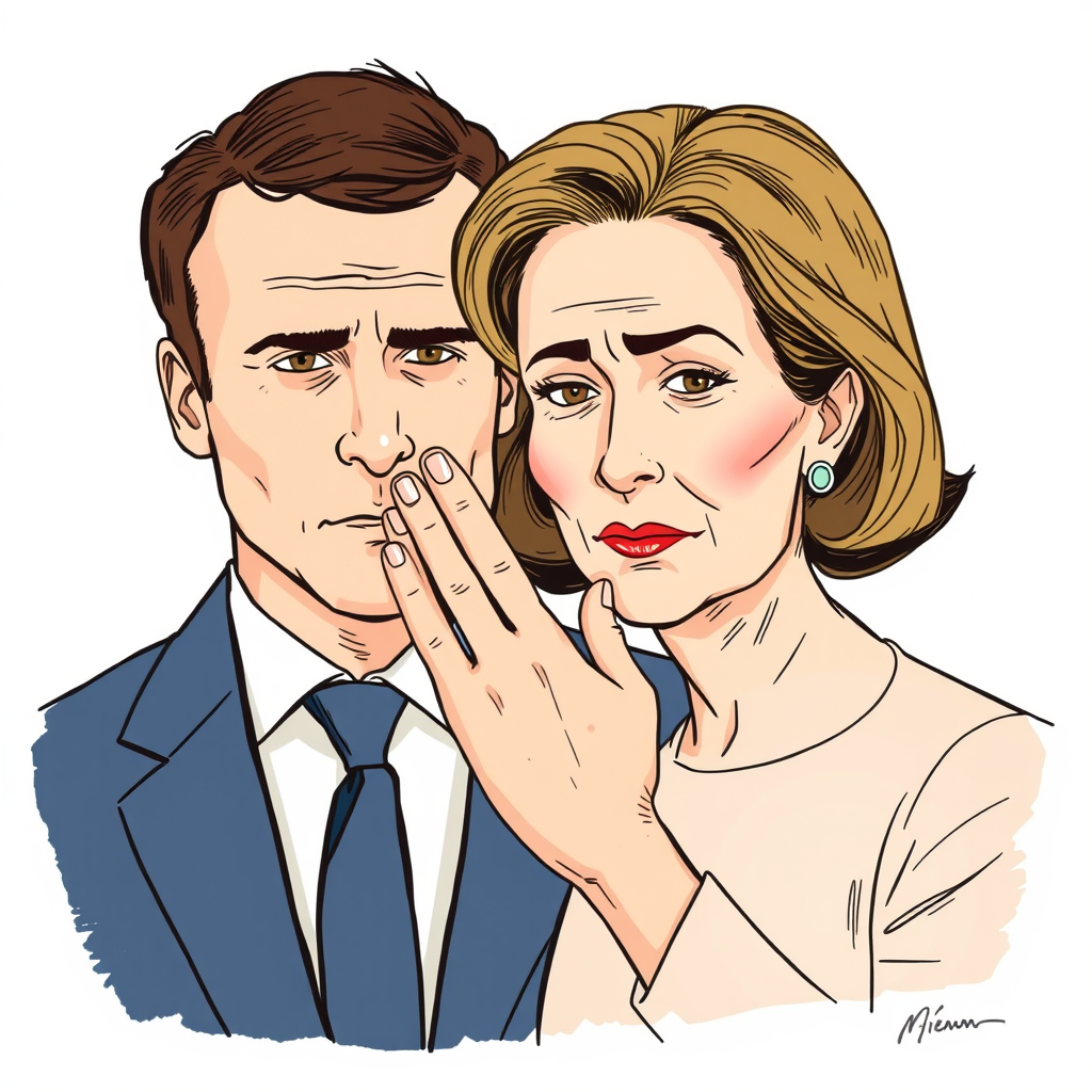 Macron and Wife Involved in Public Dispute