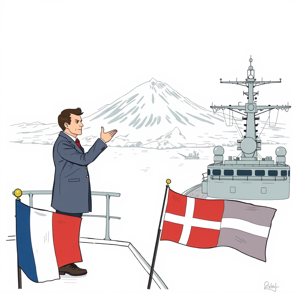 Macron Condemns Trump’s Greenland Ambitions During Visit