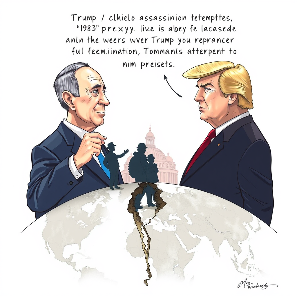 Netanyahu Claims Iran Targeted Trump, Faces Challenge