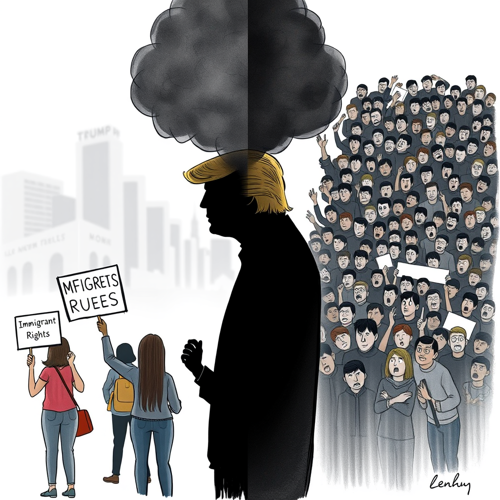 Trump Accused of Inflaming Fears Over Protests