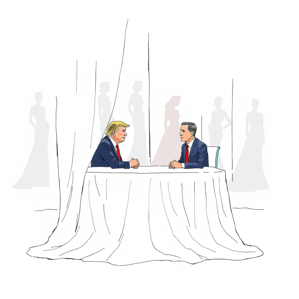 Trump Meets With Canada's Leader, Gala Fashion