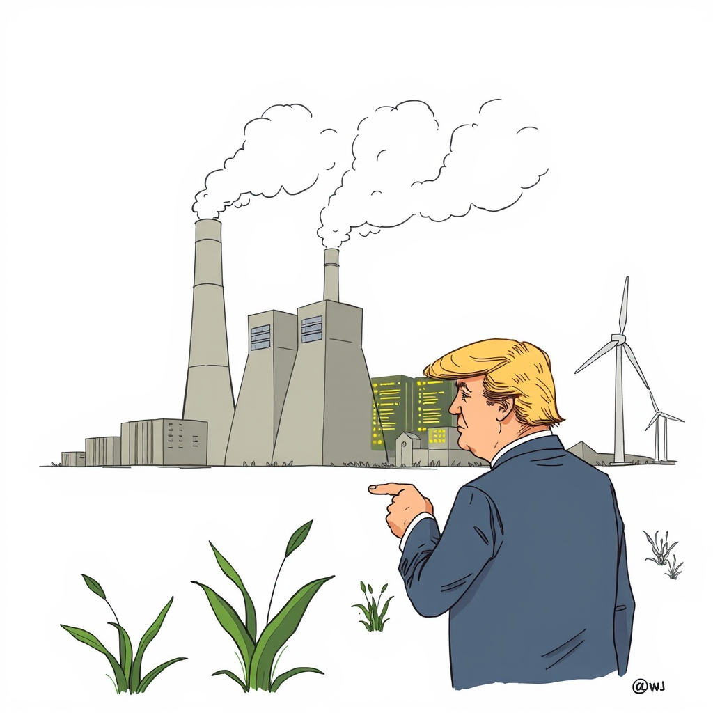 Trump Revives Coal, Cites AI Power Needs