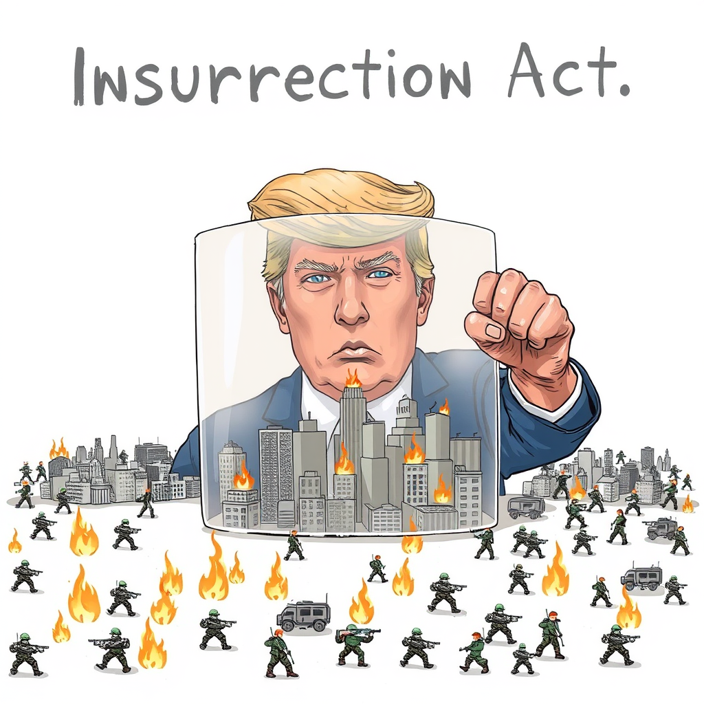 Trump Seems to Enjoy LA Unrest Display