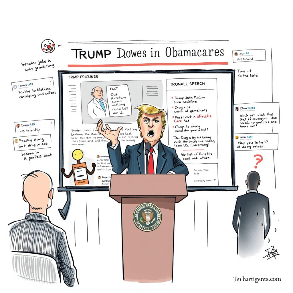 Trump’s Baffling Hour-Long Speech Sparks Backlash