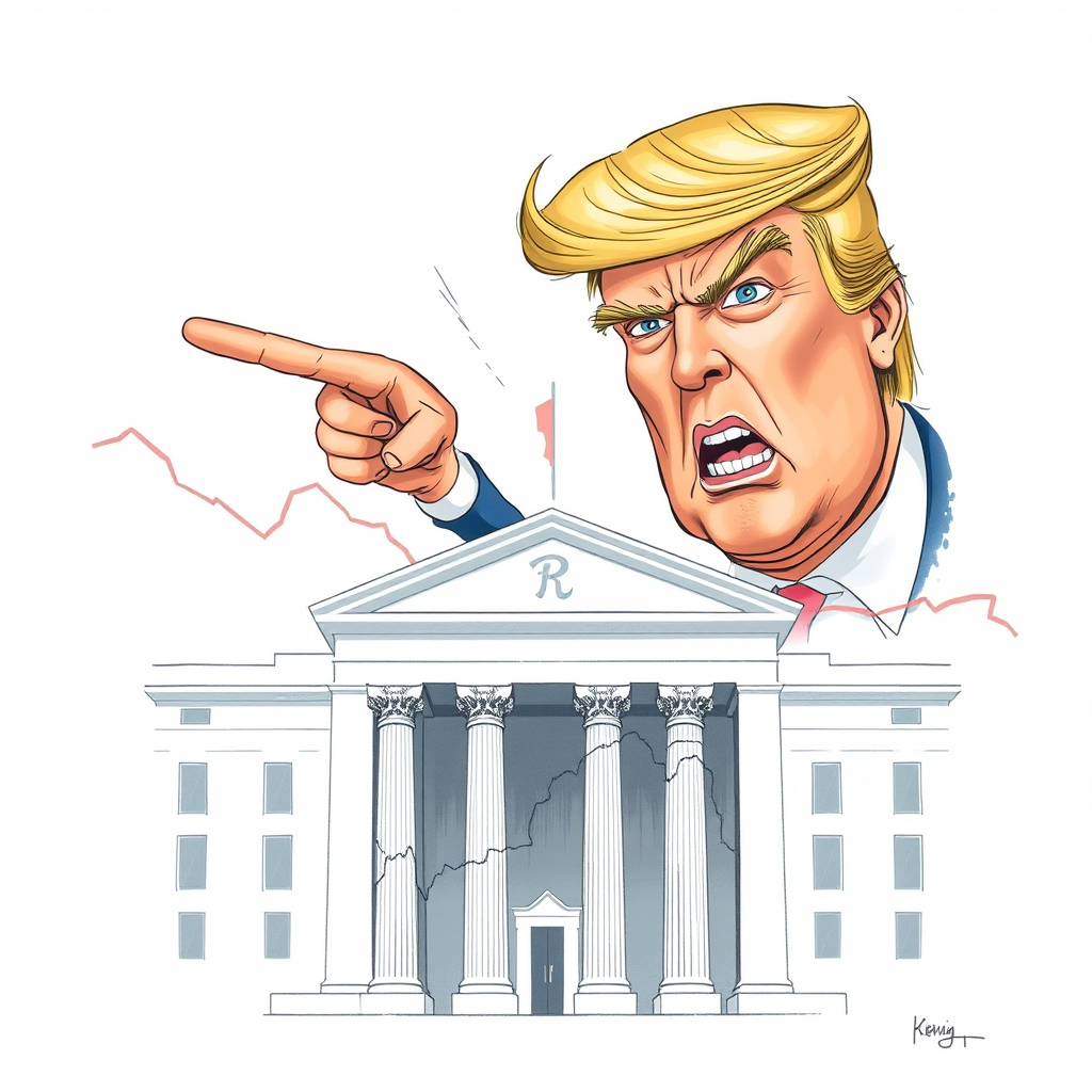 Trump's Fiery Fed Attack: Powell Must Go!