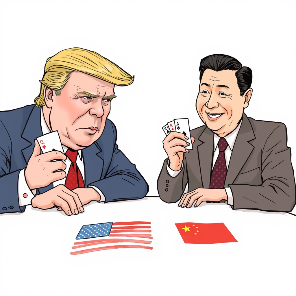Trump’s Late-Night Posts Signal Weakness With China