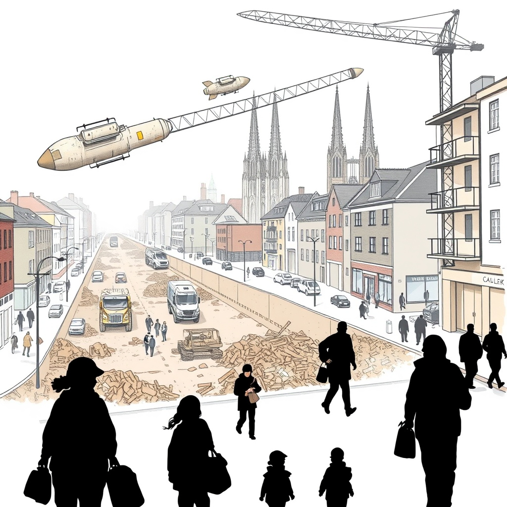 WWII Bombs Force Mass Evacuation of Cologne